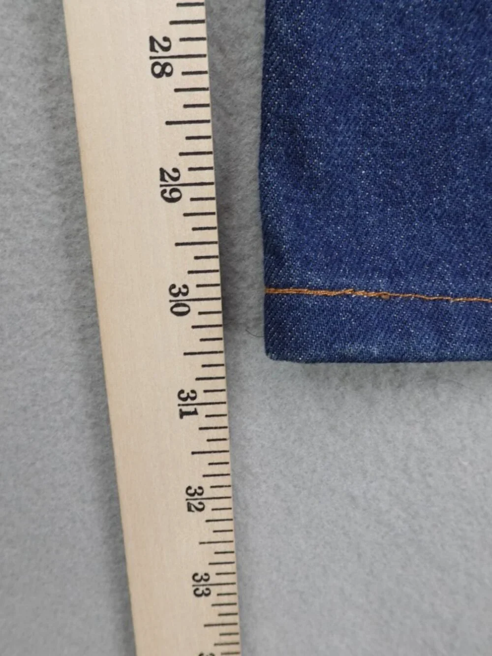 Gucci Jeans Mens 36 Blue Japanese Denim Wide Leg Straight Selvedge Fly Italy